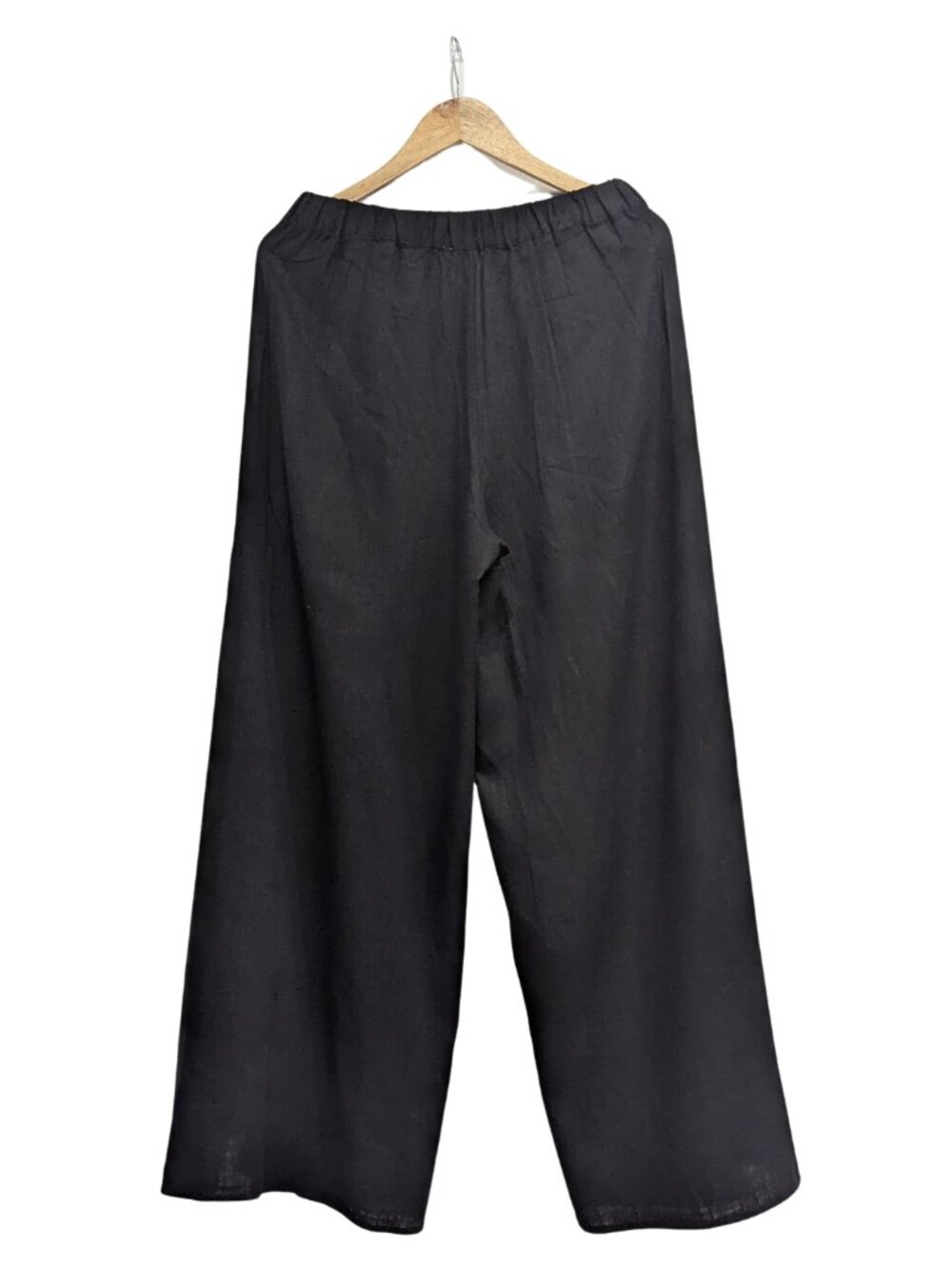 CeCe NWT Black White Piping Wide Leg Palazzo Beach Pants Women S - Picture 3 of 9